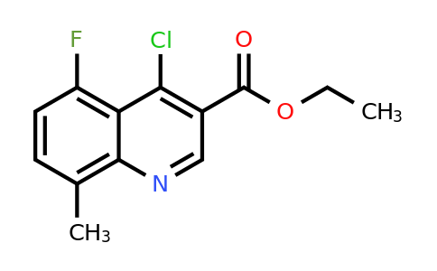 CAS 1019462-75-9 | Ethyl 4-chloro-5-fluoro-8-methylquinoline-3-carboxylate