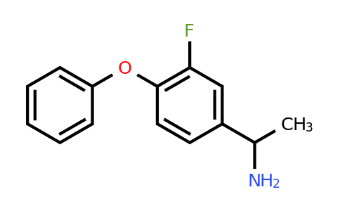 CAS 1019474-96-4 | 1-(3-Fluoro-4-phenoxyphenyl)ethan-1-amine