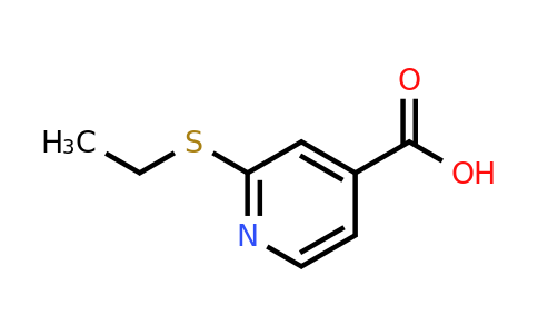 CAS 1019485-25-6 | 2-(Ethylsulfanyl)pyridine-4-carboxylic acid