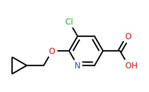 CAS 1019493-16-3 | 5-chloro-6-(cyclopropylmethoxy)pyridine-3-carboxylic acid