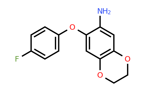 CAS 1019509-34-2 | 7-(4-fluorophenoxy)-2,3-dihydro-1,4-benzodioxin-6-amine