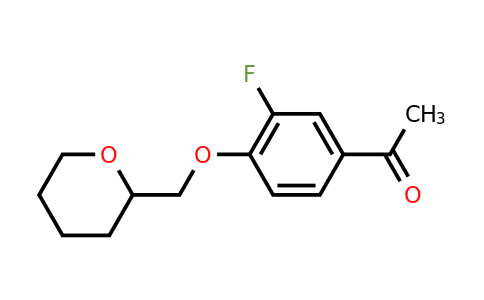 CAS 1019529-17-9 | 1-{3-fluoro-4-[(oxan-2-yl)methoxy]phenyl}ethan-1-one