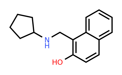 CAS 1019532-30-9 | 1-[(cyclopentylamino)methyl]naphthalen-2-ol