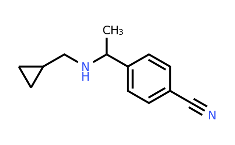 CAS 1019561-50-2 | 4-(1-((Cyclopropylmethyl)amino)ethyl)benzonitrile