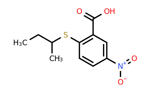 CAS 1019562-00-5 | 2-(butan-2-ylsulfanyl)-5-nitrobenzoic acid