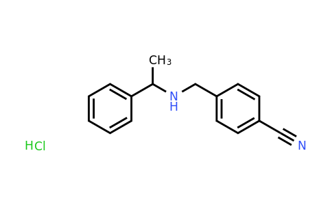 CAS 1019567-85-1 | 4-(((1-Phenylethyl)amino)methyl)benzonitrile hydrochloride