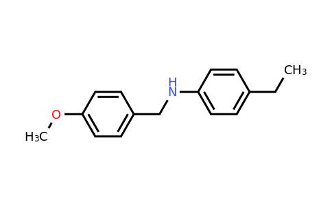CAS 1019570-14-9 | 4-Ethyl-N-(4-methoxybenzyl)aniline
