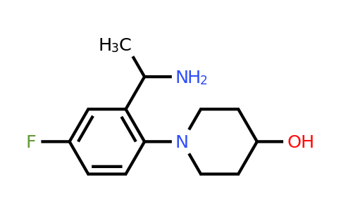CAS 1019606-10-0 | 1-[2-(1-Aminoethyl)-4-fluorophenyl]piperidin-4-ol