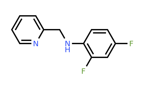 CAS 1019614-22-2 | 2,4-Difluoro-N-(pyridin-2-ylmethyl)aniline