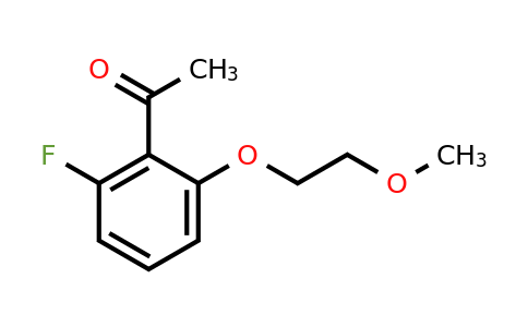 CAS 1019625-48-9 | 1-[2-Fluoro-6-(2-methoxyethoxy)phenyl]ethan-1-one