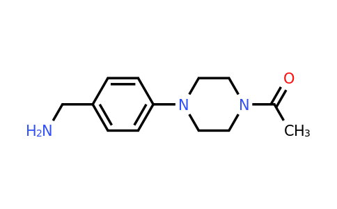 CAS 1019625-52-5 | 1-{4-[4-(aminomethyl)phenyl]piperazin-1-yl}ethan-1-one