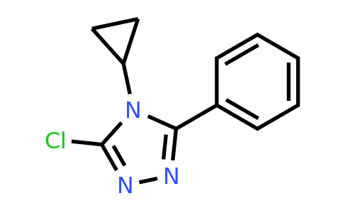 CAS 1020035-36-2 | 3-Chloro-4-cyclopropyl-5-phenyl-4H-1,2,4-triazole