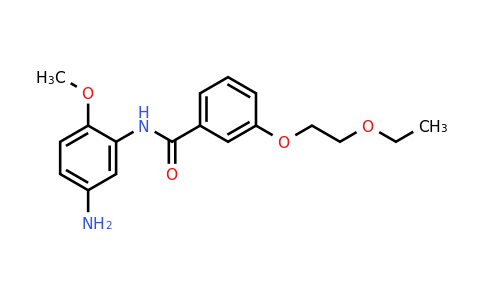 CAS 1020055-20-2 | N-(5-Amino-2-methoxyphenyl)-3-(2-ethoxyethoxy)benzamide
