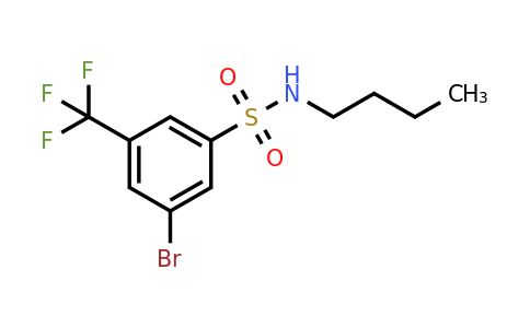 CAS 1020252-83-8 | 3-Bromo-N-butyl-5-(trifluoromethyl)benzenesulfonamide