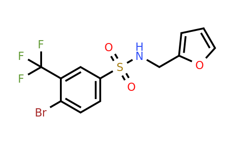 CAS 1020252-97-4 | 4-Bromo-N-(furan-2-ylmethyl)-3-(trifluoromethyl)benzenesulfonamide