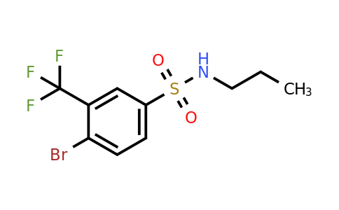 CAS 1020253-00-2 | 4-Bromo-N-propyl-3-(trifluoromethyl)benzenesulfonamide