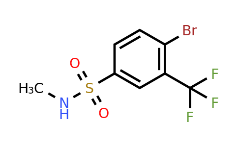 CAS 1020253-01-3 | 4-Bromo-N-methyl-3-(trifluoromethyl)benzenesulfonamide