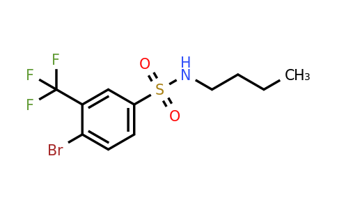 CAS 1020253-05-7 | 4-Bromo-N-butyl-3-(trifluoromethyl)benzenesulfonamide