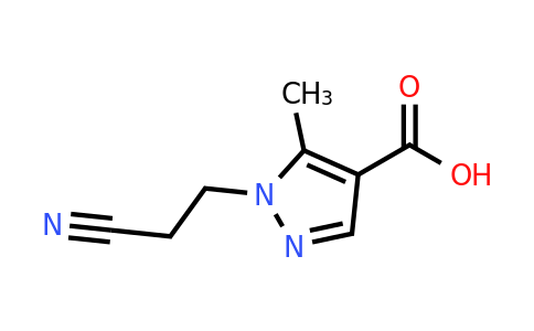 CAS 1020703-75-6 | 1-(2-Cyanoethyl)-5-methyl-1H-pyrazole-4-carboxylic acid