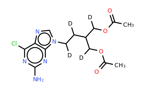 CAS 1020718-81-3 | 9-(4-Acetoxy-3-acetoxymethylbutyl)-2-amino-6-chloropurine-D4