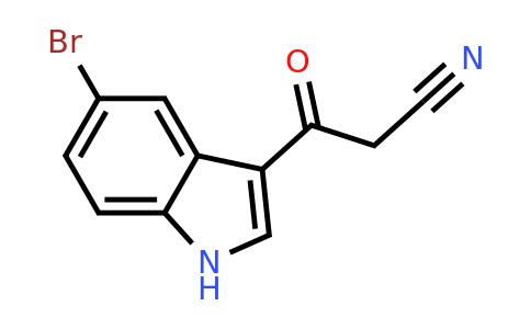 CAS 1020722-10-4 | 3-(5-Bromo-1H-indol-3-yl)-3-oxopropanenitrile