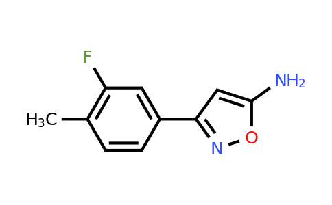 CAS 1020955-76-3 | 3-(3-fluoro-4-methylphenyl)-1,2-oxazol-5-amine