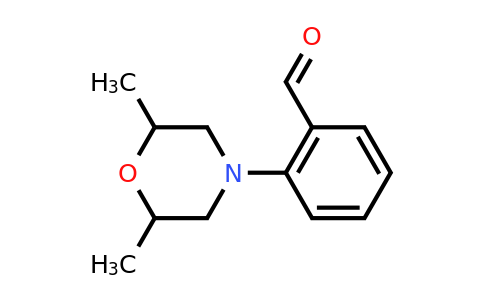 CAS 1020957-43-0 | 2-(2,6-Dimethylmorpholin-4-yl)benzaldehyde