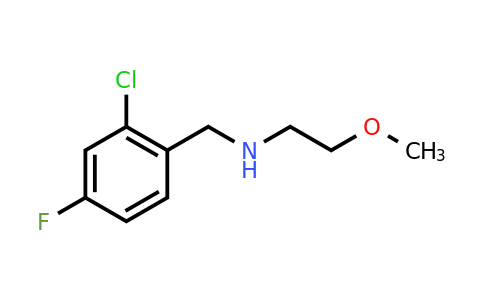 CAS 1020960-15-9 | [(2-Chloro-4-fluorophenyl)methyl](2-methoxyethyl)amine