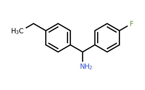 CAS 1020962-19-9 | (4-Ethylphenyl)(4-fluorophenyl)methanamine