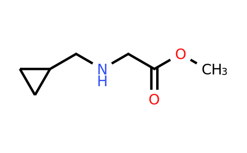 CAS 1020963-85-2 | methyl 2-[(cyclopropylmethyl)amino]acetate