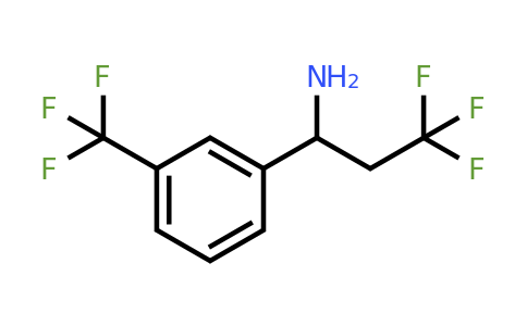 CAS 1020972-39-7 | 3,3,3-trifluoro-1-[3-(trifluoromethyl)phenyl]propan-1-amine