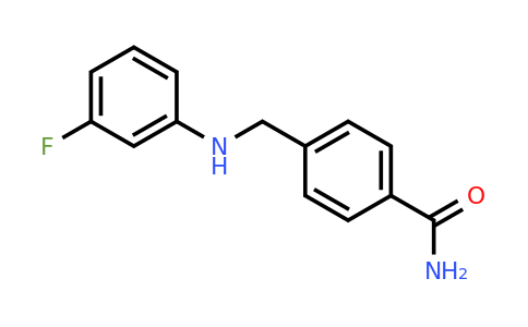 CAS 1020984-59-1 | 4-{[(3-fluorophenyl)amino]methyl}benzamide