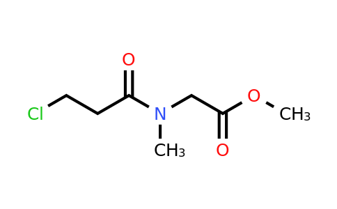 CAS 1020992-22-6 | Methyl 2-(3-chloro-N-methylpropanamido)acetate