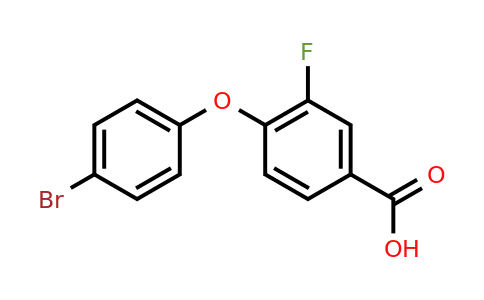 CAS 1020999-94-3 | 4-(4-Bromophenoxy)-3-fluorobenzoic acid