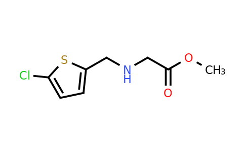 CAS 1021000-80-5 | Methyl 2-{[(5-chlorothiophen-2-yl)methyl]amino}acetate
