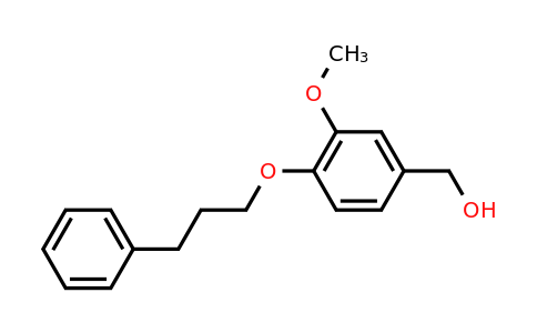 CAS 1021030-78-3 | [3-methoxy-4-(3-phenylpropoxy)phenyl]methanol
