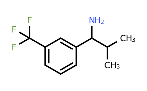 CAS 1021032-89-2 | 2-Methyl-1-[3-(trifluoromethyl)phenyl]propan-1-amine