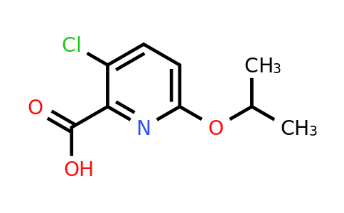 CAS 1021044-11-0 | 3-Chloro-6-(propan-2-yloxy)pyridine-2-carboxylic acid