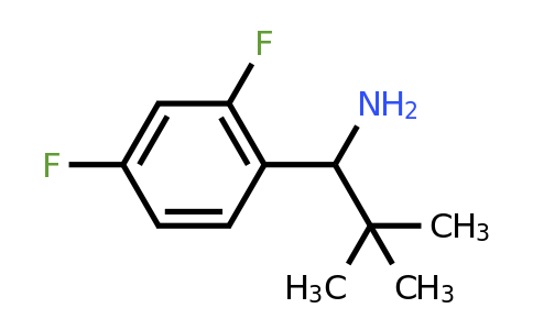 CAS 1021067-85-5 | 1-(2,4-difluorophenyl)-2,2-dimethylpropan-1-amine