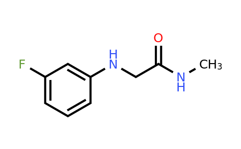 CAS 1021087-17-1 | 2-[(3-Fluorophenyl)amino]-N-methylacetamide