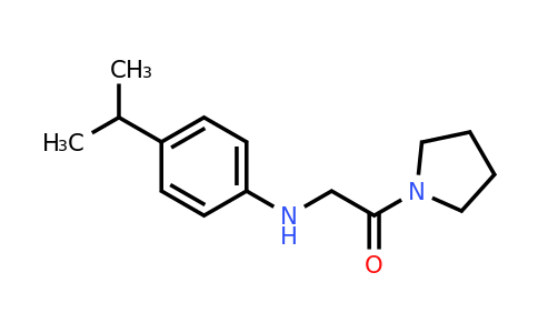 CAS 1021112-93-5 | 2-{[4-(propan-2-yl)phenyl]amino}-1-(pyrrolidin-1-yl)ethan-1-one