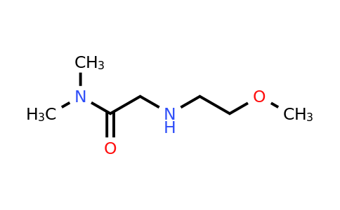 CAS 1021114-96-4 | 2-[(2-Methoxyethyl)amino]-N,N-dimethylacetamide