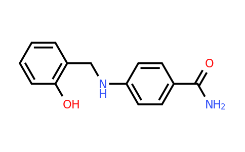 CAS 1021124-73-1 | 4-{[(2-hydroxyphenyl)methyl]amino}benzamide