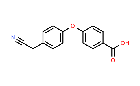 CAS 1021144-57-9 | 4-[4-(Cyanomethyl)phenoxy]benzoic acid