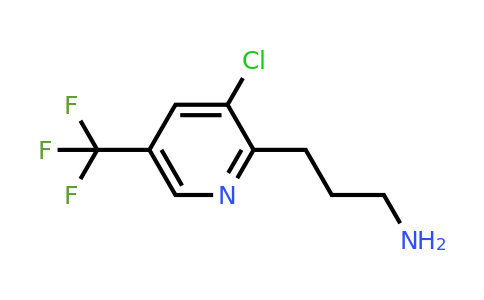 CAS 1021158-95-1 | 3-[3-Chloro-5-(trifluoromethyl)pyridin-2-YL]propan-1-amine