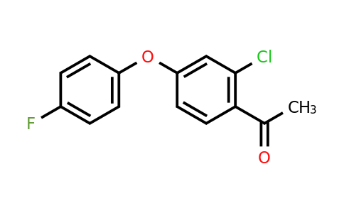 CAS 1021187-74-5 | 1-[2-chloro-4-(4-fluorophenoxy)phenyl]ethan-1-one