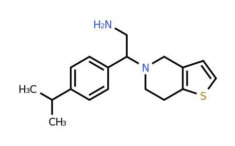 CAS 1021233-79-3 | 2-[4-(Propan-2-yl)phenyl]-2-{4H,5H,6H,7H-thieno[3,2-c]pyridin-5-yl}ethan-1-amine