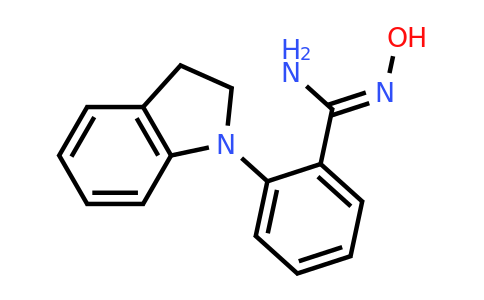 CAS 1021235-41-5 | N'-Hydroxy-2-(indolin-1-yl)benzimidamide