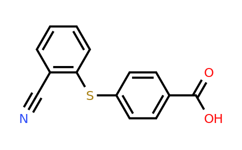 CAS 1021236-88-3 | 4-[(2-Cyanophenyl)sulfanyl]benzoic acid