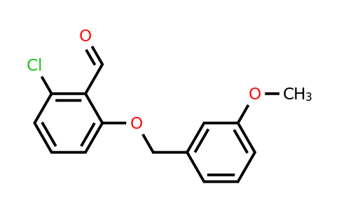 CAS 1021241-46-2 | 2-Chloro-6-[(3-methoxyphenyl)methoxy]benzaldehyde